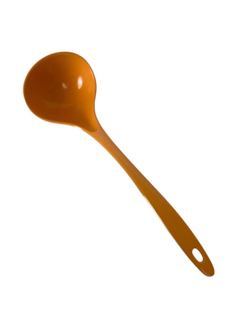 Vintage Hoover Melamine Soup Ladle 1928 Orange Made In Malaysia Kitchen Utensil
